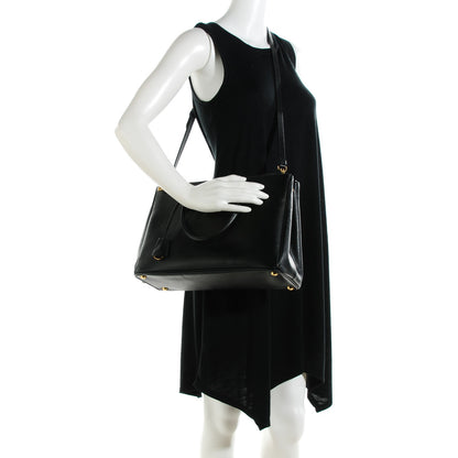 Prada Saffiano Medium Galleria Double Zip Tote Black 2 of 9