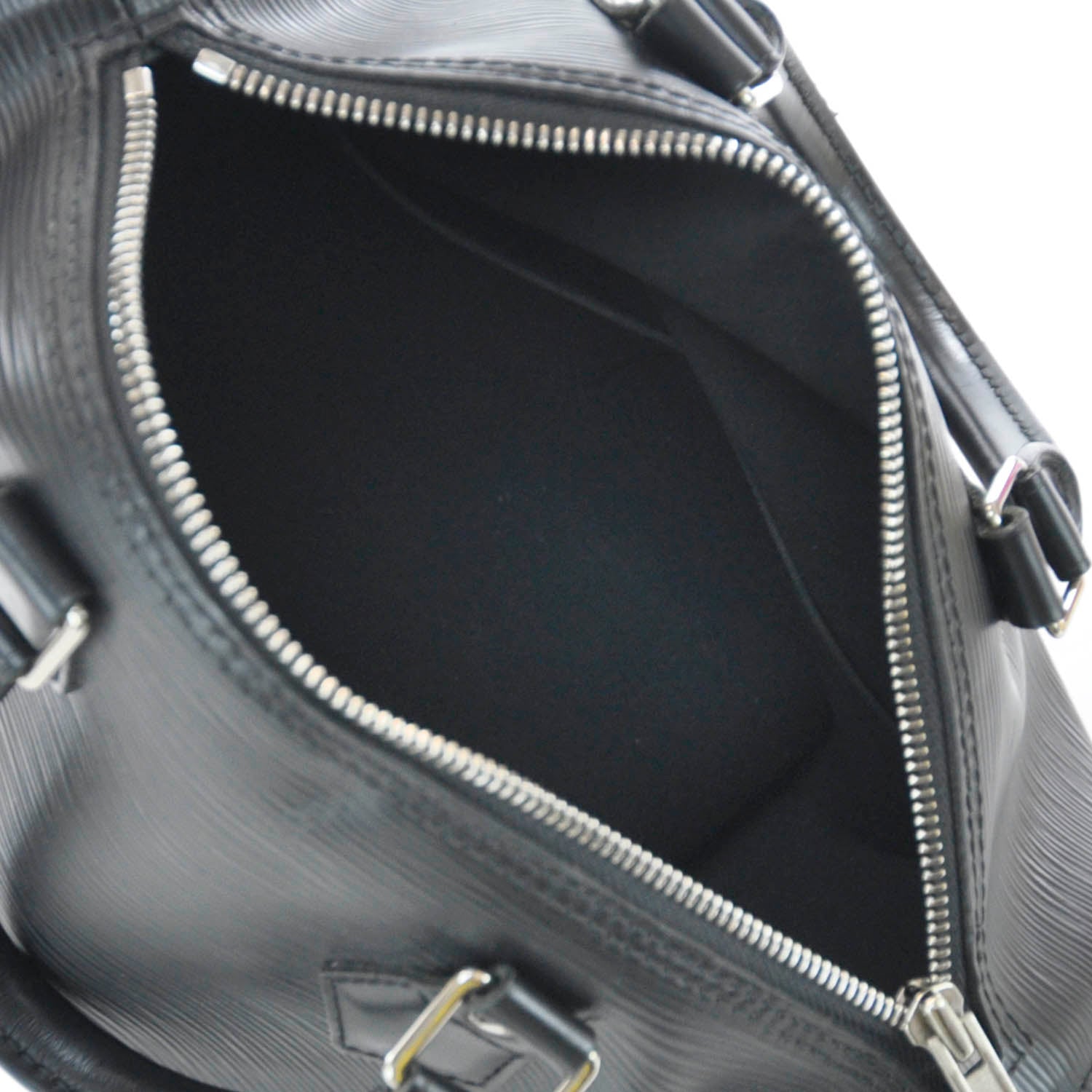 Louis Vuitton Epi Speedy 25 Black 7 of 8