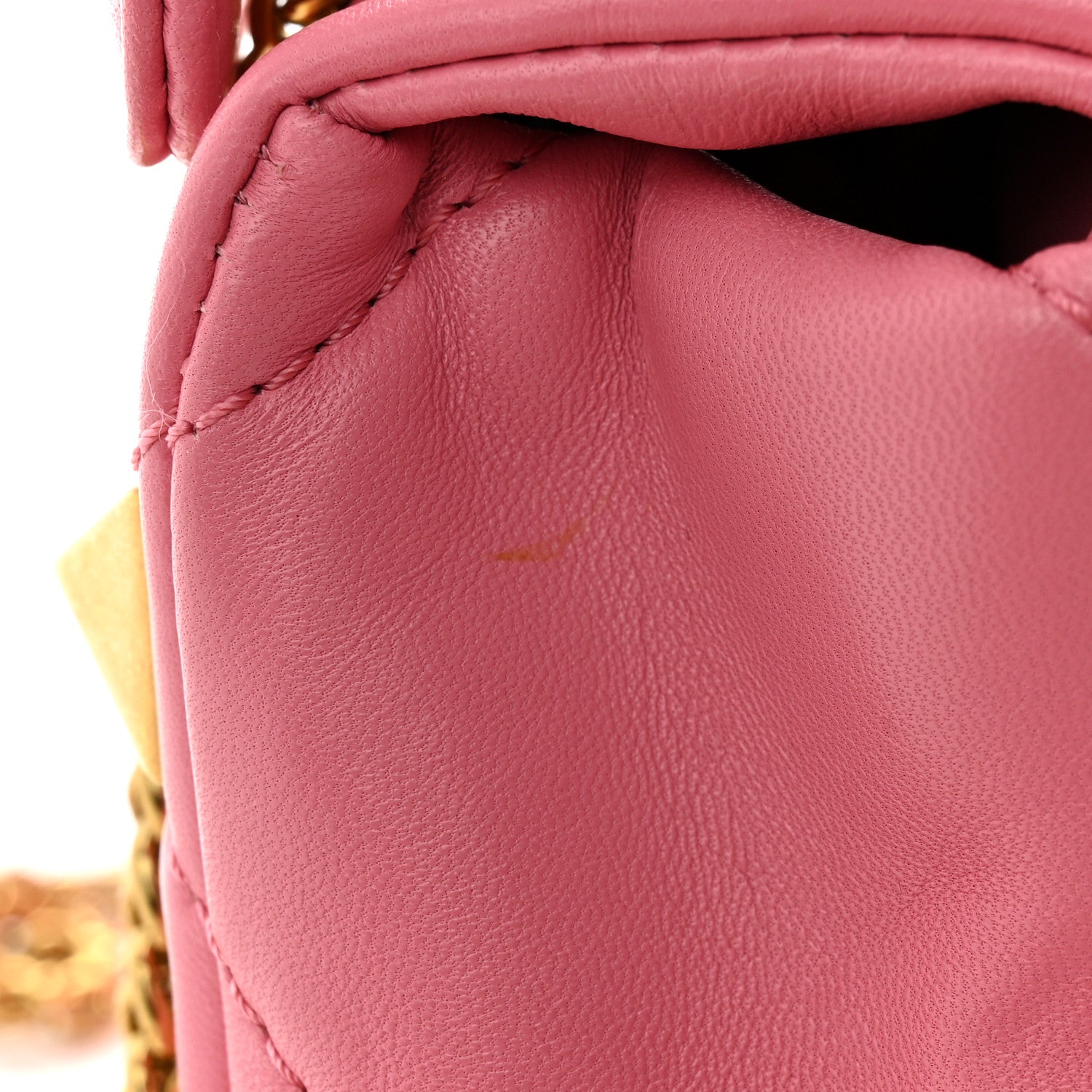 Valentino Garavani Nappa Medium Roman Stud Shoulder Bag Flamingo Pink 13 of 15