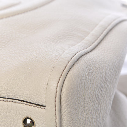 Gucci Pebbled Calfskin Medium Soho Shoulder Bag Off White 11 of 15