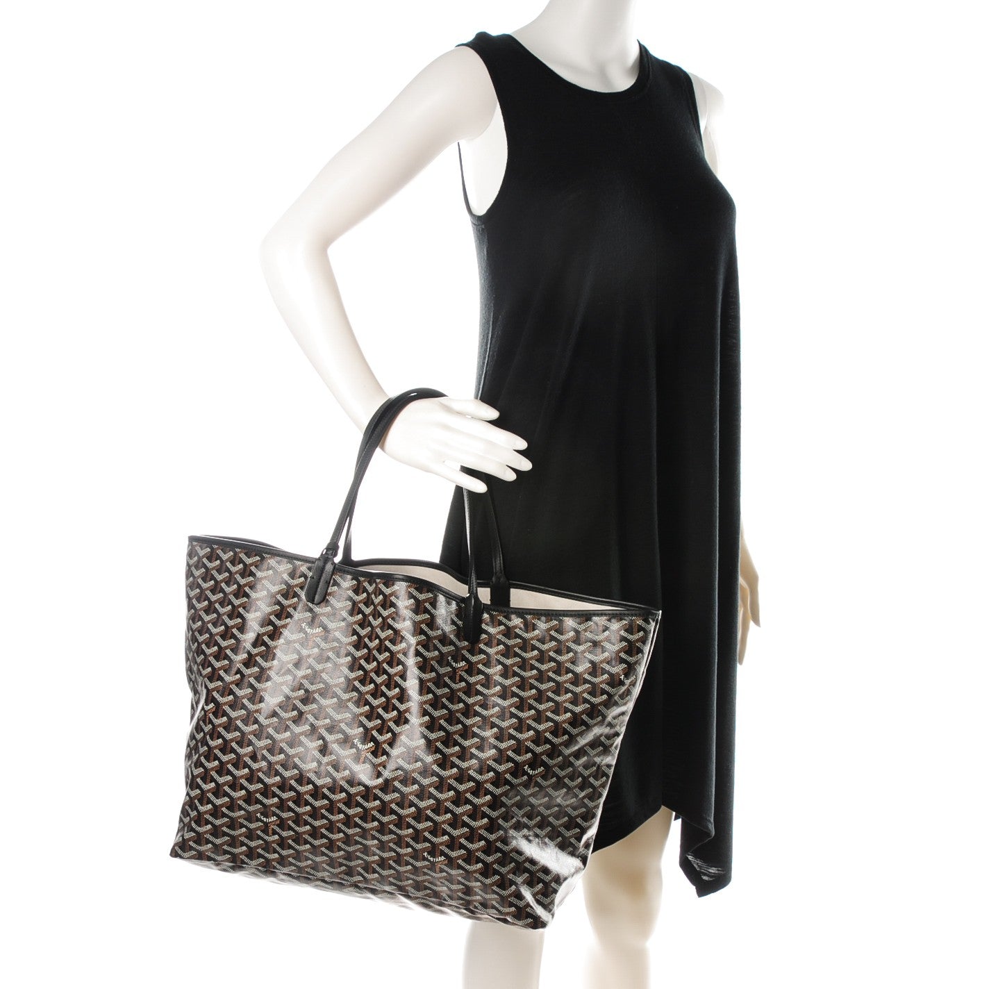 Goyard Goyardine Saint Louis GM Black 2 of 7