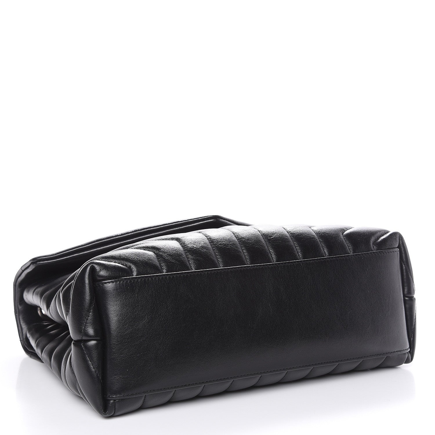 Saint Laurent Calfskin Y Quilted Monogram Medium Loulou Chain Satchel Black 4 of 18