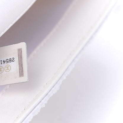 Chanel Sequin Mini Rectangular Flap White 7 of 10