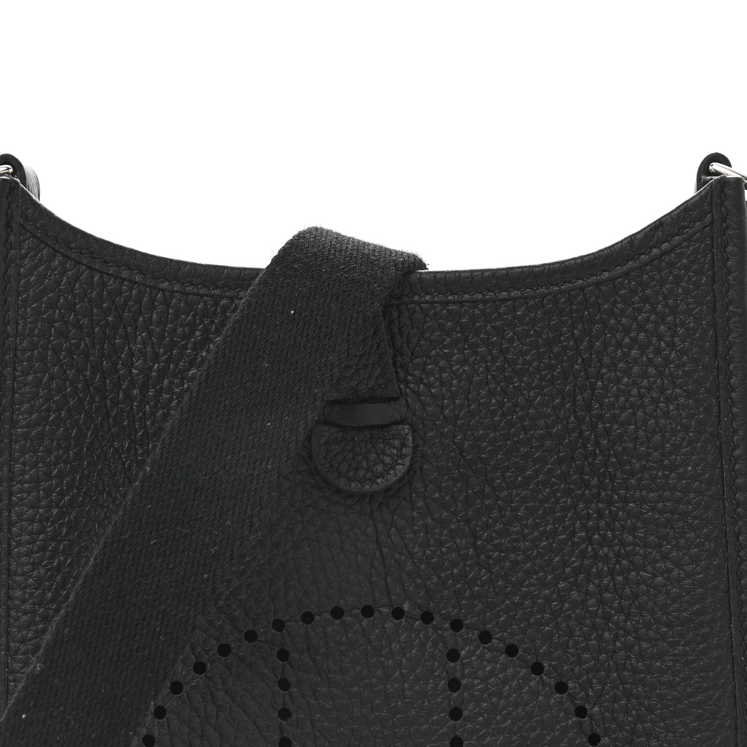 Hermes Taurillon Clemence Evelyne TPM Black 9 of 13