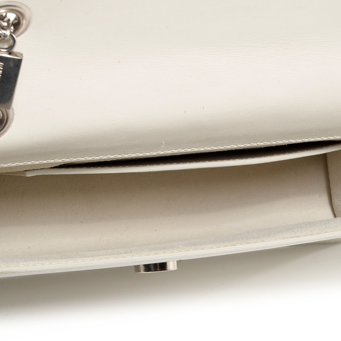 Leather Classic Medium Betty Bag White