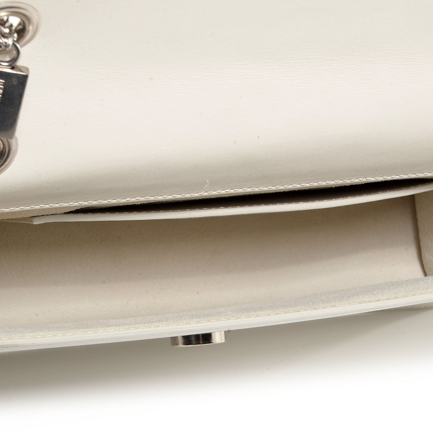 Saint Laurent Leather Classic Medium Betty Bag White 5 of 10