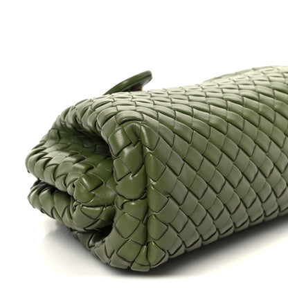 Bottega Veneta Nappa Intrecciato Small The Lauren 1980 Clutch With Chain Matcha 10 of 11
