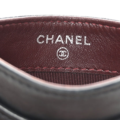 Chanel Lambskin Quilted Card Holder Black 6 of 8
