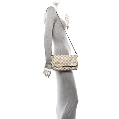 Louis Vuitton Damier Azur Favorite MM 2 of 9