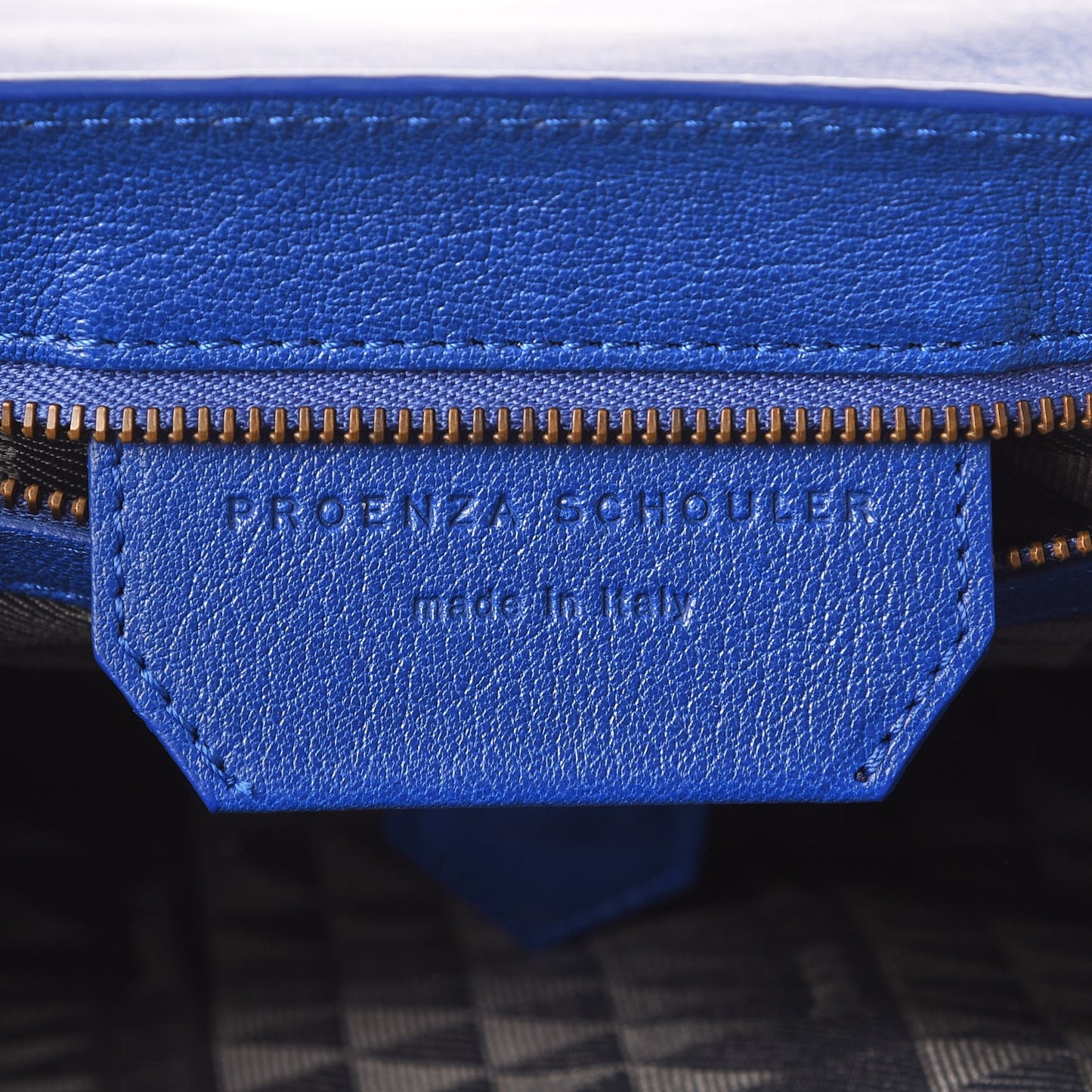 Lambskin Medium PS1 Satchel Royal Blue