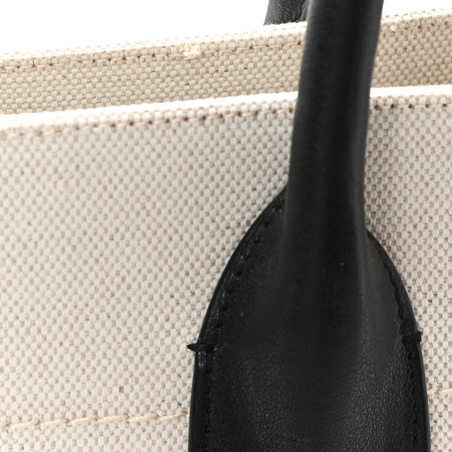 Saint Laurent Linen Calfskin Small Rive Gauche Tote Greggio Natural 11 of 12