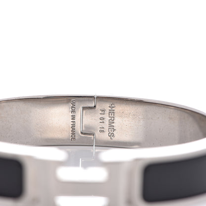 Hermes Enamel Narrow Clic Clac H Bracelet PM Black 3 of 3