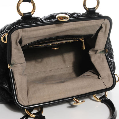 Marc Jacobs Calfskin Quilted Stam Black 5 of 7