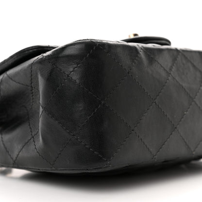 Chanel Lambskin Quilted Mini Square Flap Black 9 of 20