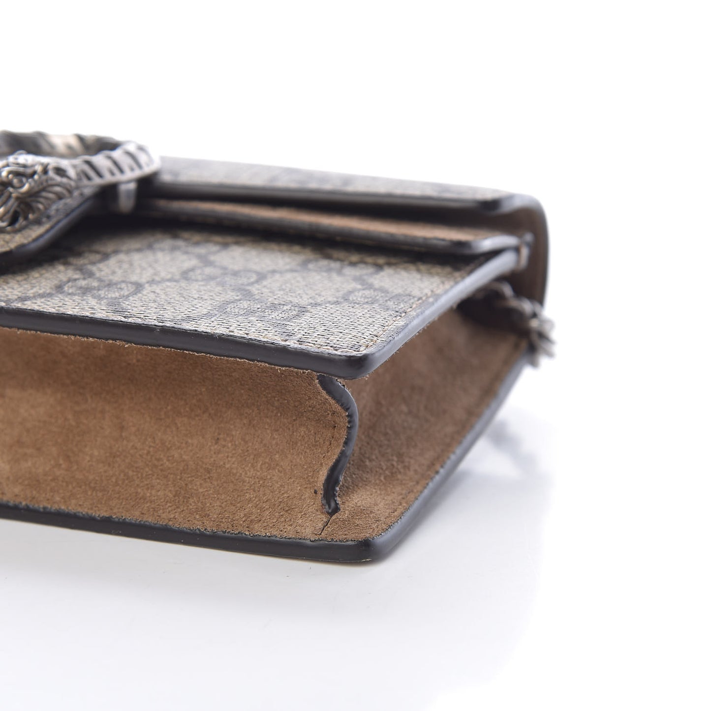 GG Supreme Monogram Super Mini Dionysus Shoulder Bag Taupe