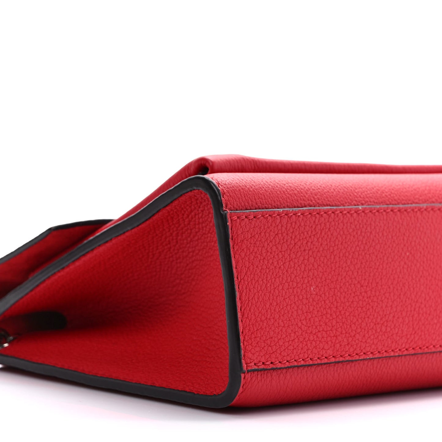 Soft Calfskin Mylockme Chain Bag BB Rubis