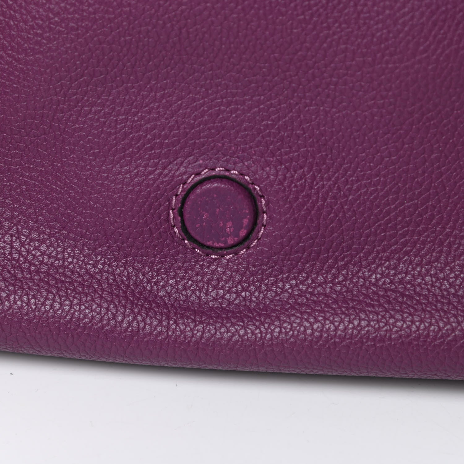 Marc Jacobs Calfskin Interlock Courier Messenger Purple 12 of 14