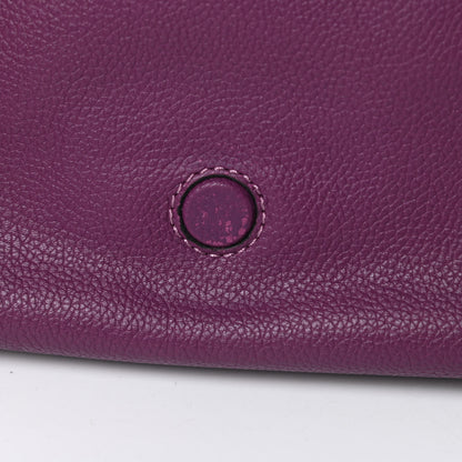 Marc Jacobs Calfskin Interlock Courier Messenger Purple 12 of 14