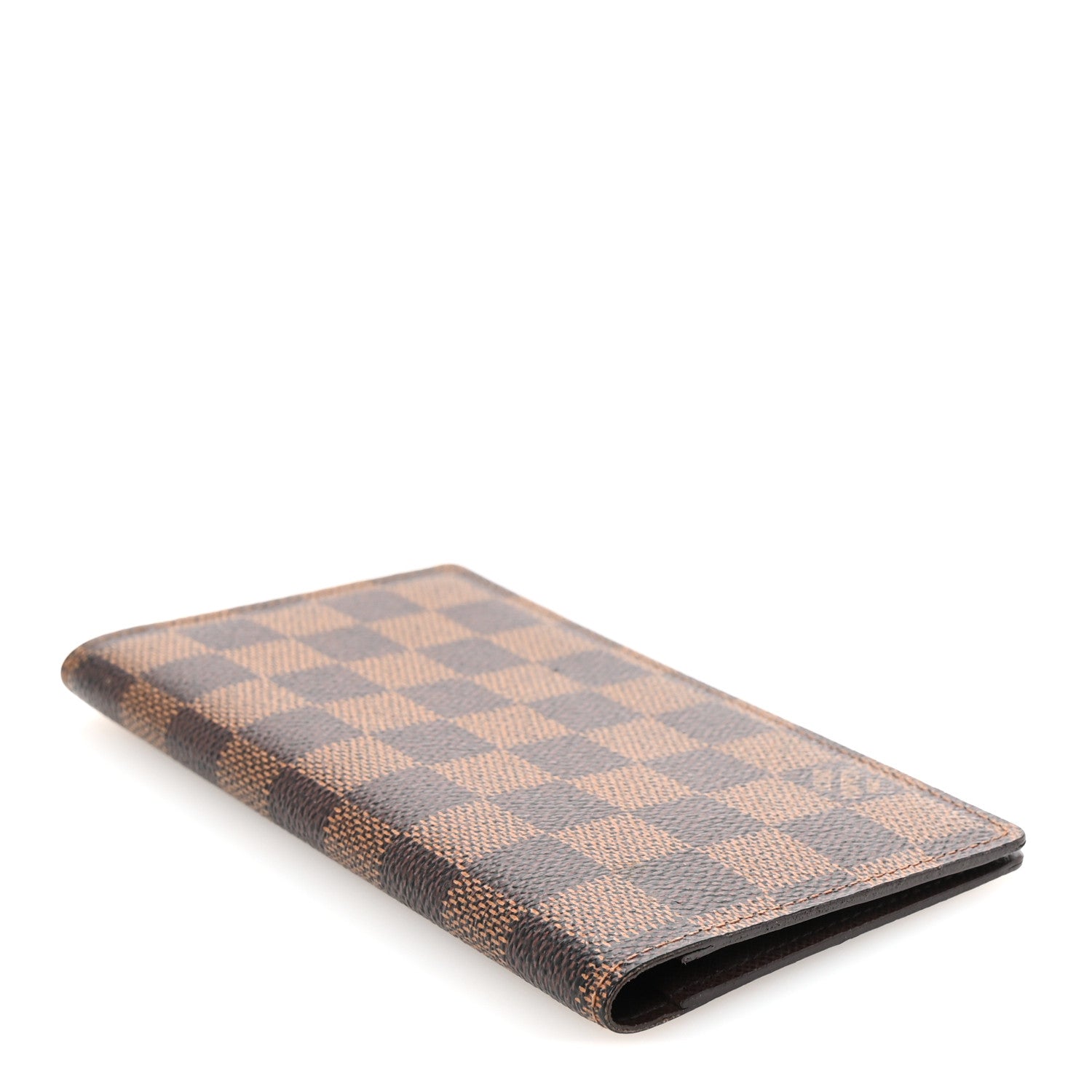 Louis Vuitton Damier Ebene Checkbook Cover Wallet 4 of 6