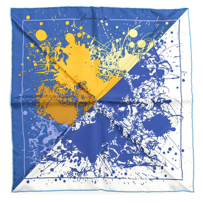 Hermes Silk Surprise Remix Pocket Square 1 of 3
