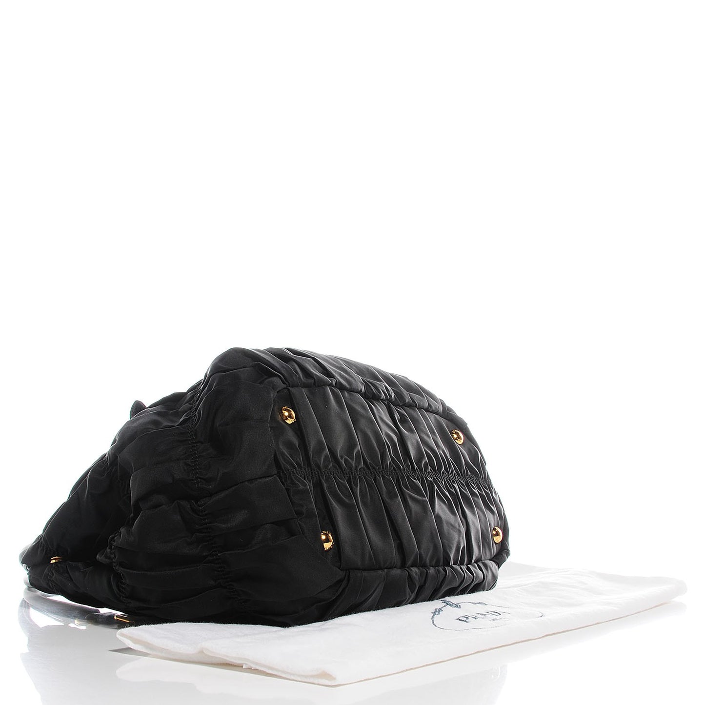 Tessuto Nylon Gaufre Tote Nero Black