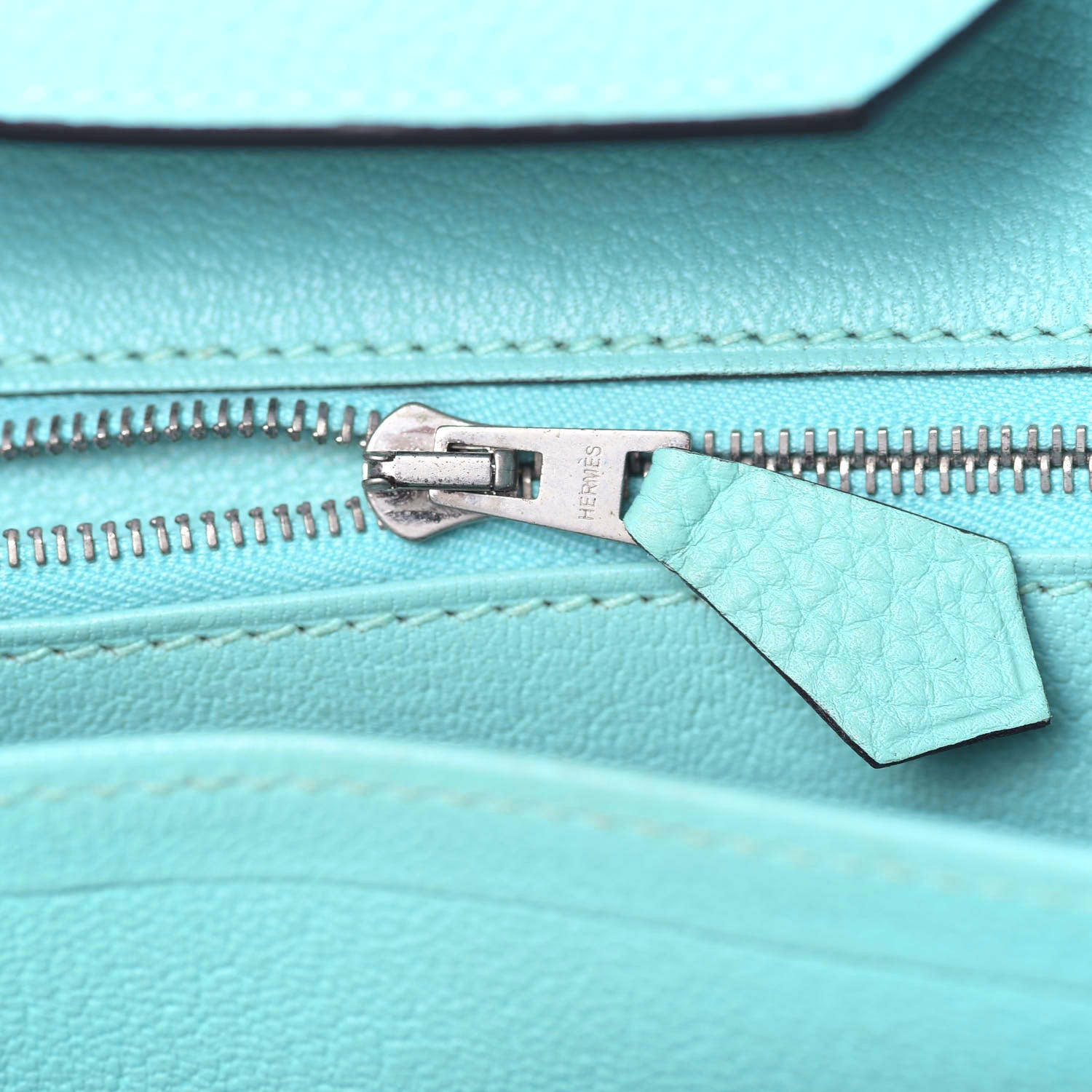 Hermes Togo Birkin 35 Bleu Atoll 35 of 48