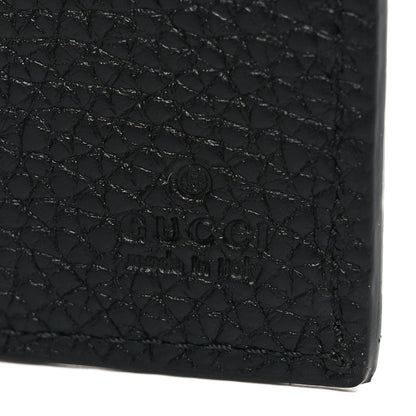 Gucci Piuma Calfskin Jumbo GG Embossed Wallet Black 6 of 7