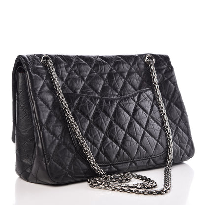 Chanel Aged Calfskin Quilted 2.55 Reissue 227 Flap Black 4 of 9