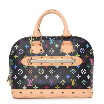 Louis Vuitton Monogram Multicolor Alma Black 1 of 10
