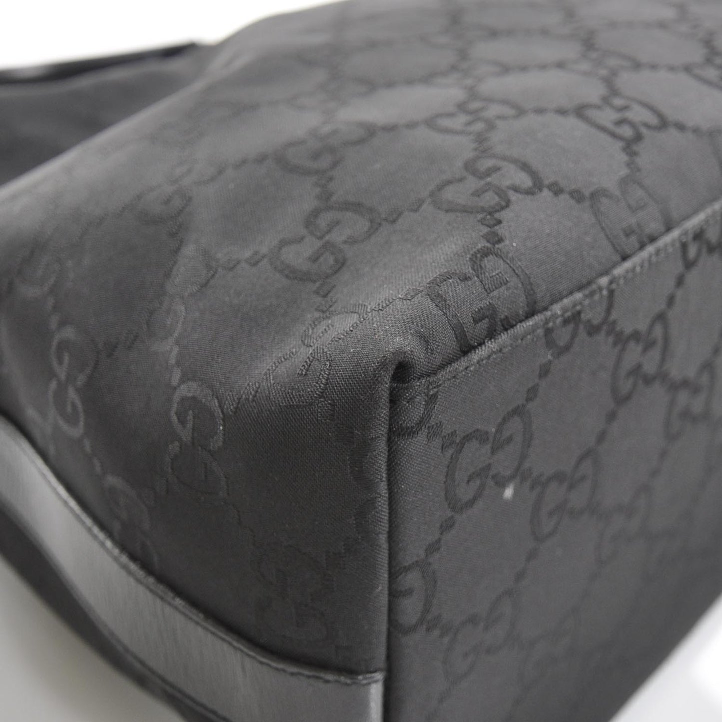 Nylon Monogram Large Hobo Black