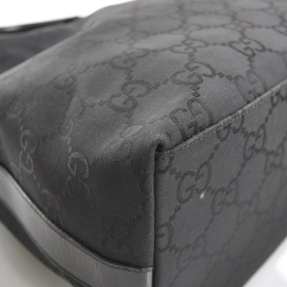 Gucci Nylon Monogram Large Hobo Black 5 of 8