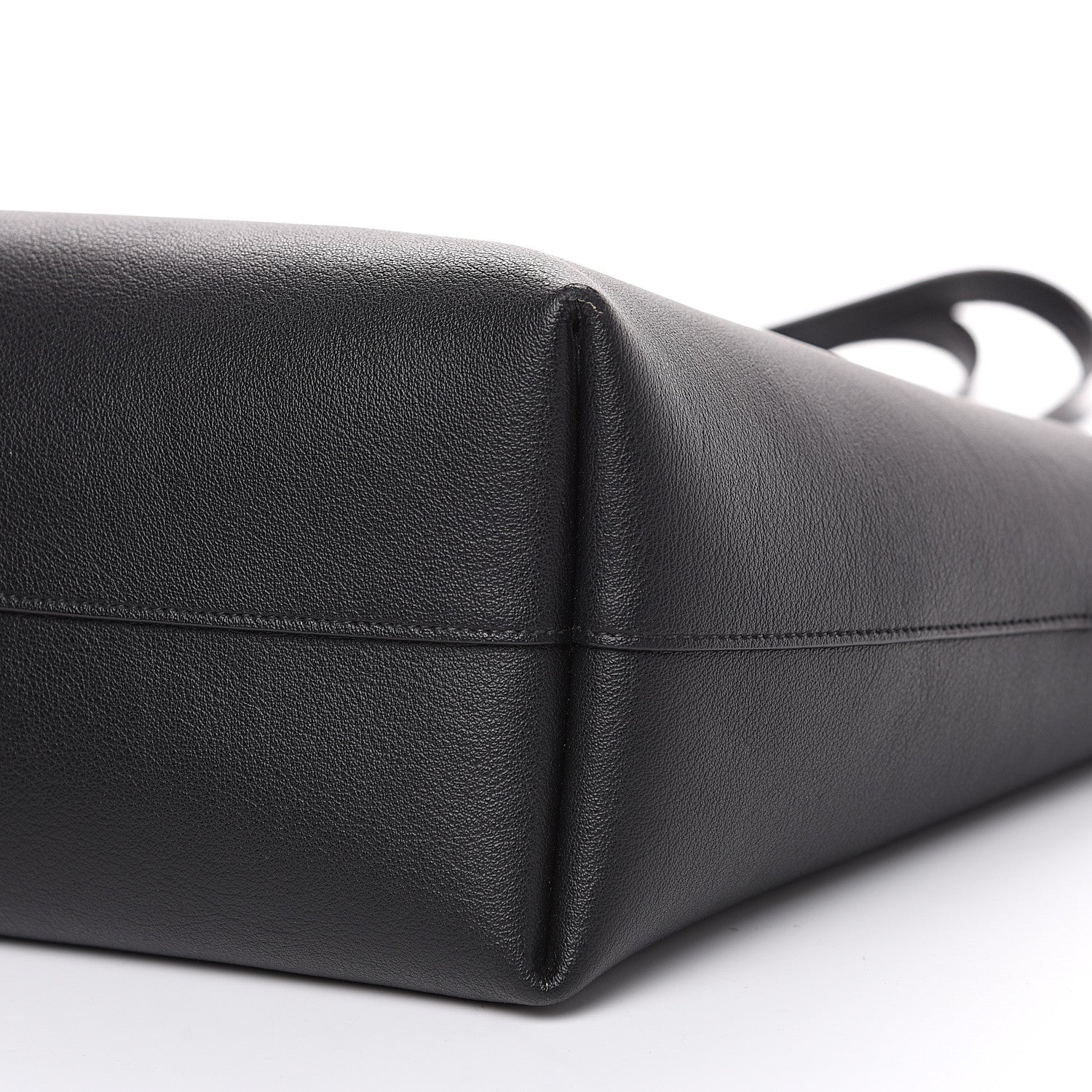 Saint Laurent Calfskin Large Shopping Tote Black 10 of 13