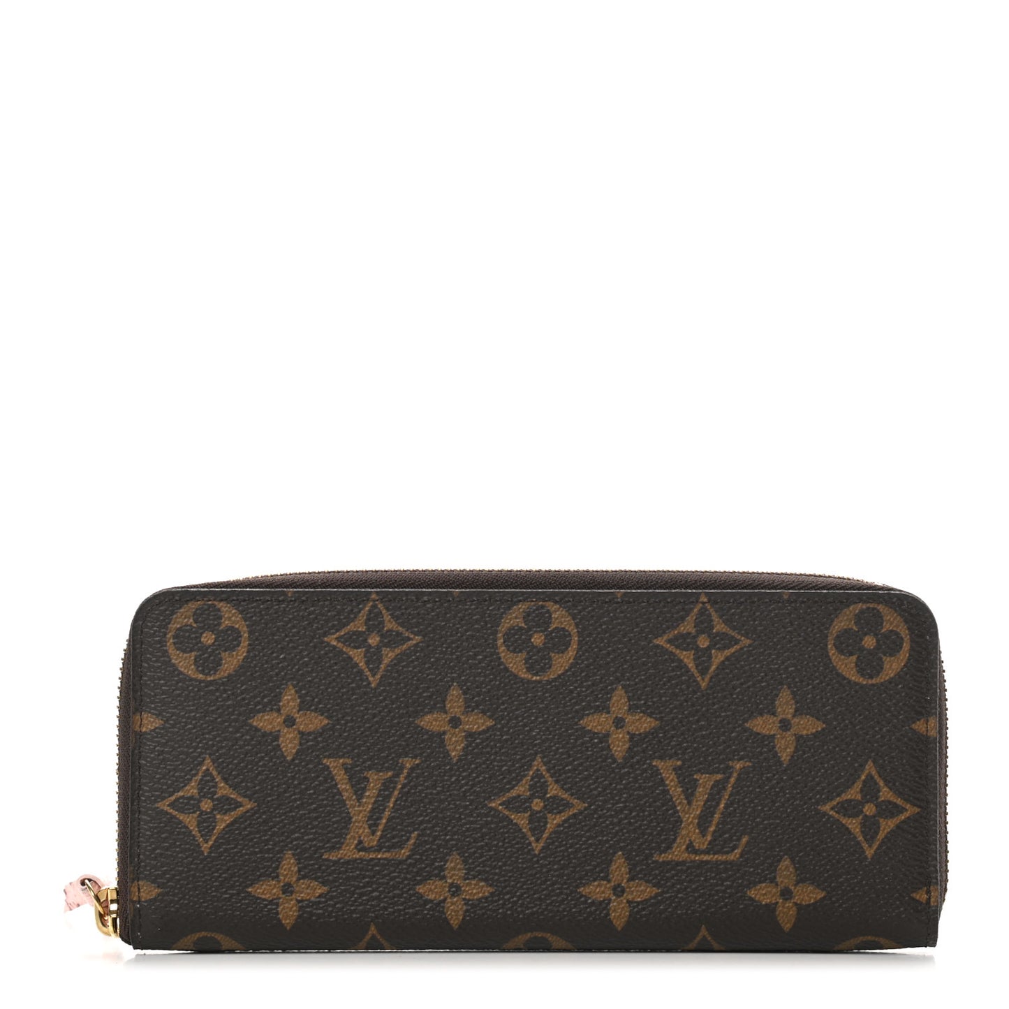Monogram Clemence Wallet Rose Ballerine