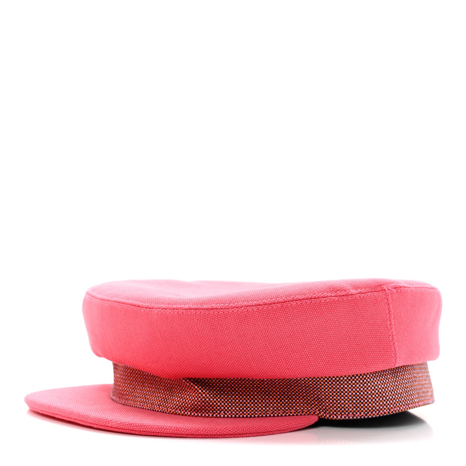 Hermes Toile De Chanvre Cotton Stretch Cavale Pop Cap 58 Rose 1 of 11