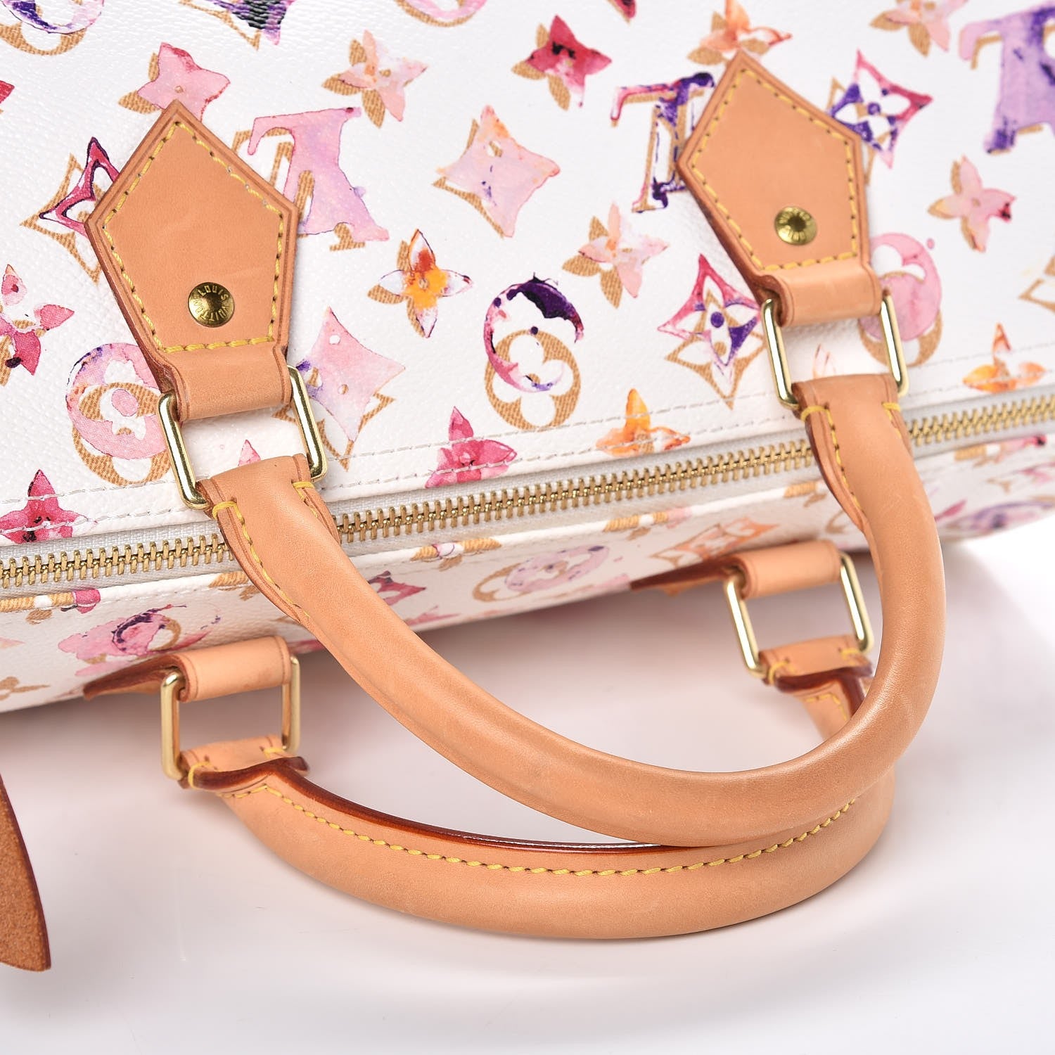 Louis Vuitton Watercolor Aquarelle Speedy 30 White 9 of 11