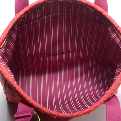 Louis Vuitton Toile Antigua Cabas MM Red Pink 5 of 8