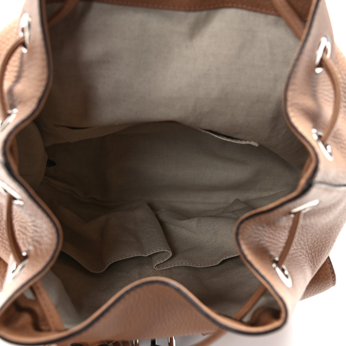 Cellarius Calfskin Medium Bamboo Backpack Camelia
