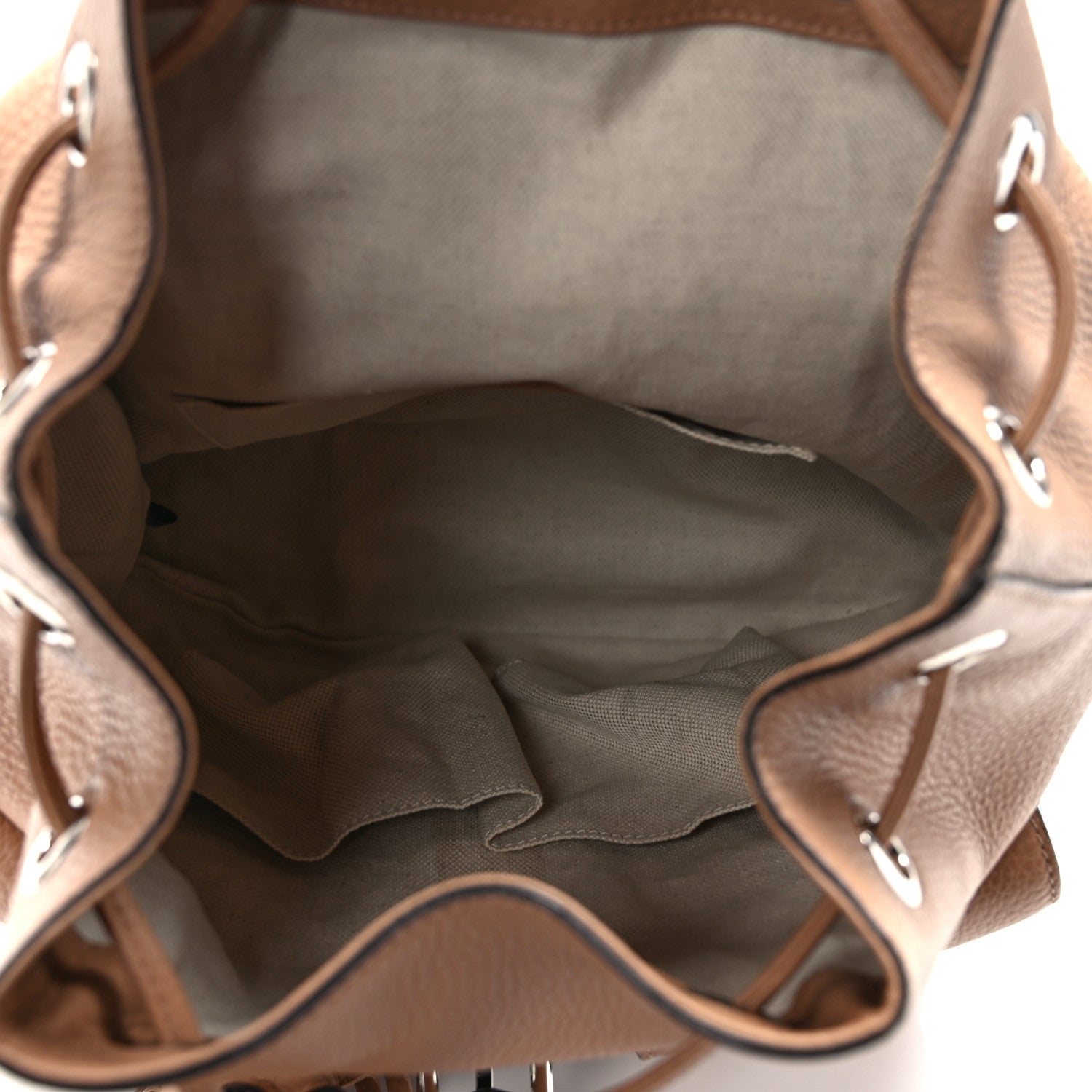 Gucci Cellarius Calfskin Medium Bamboo Backpack Camelia 5 of 9