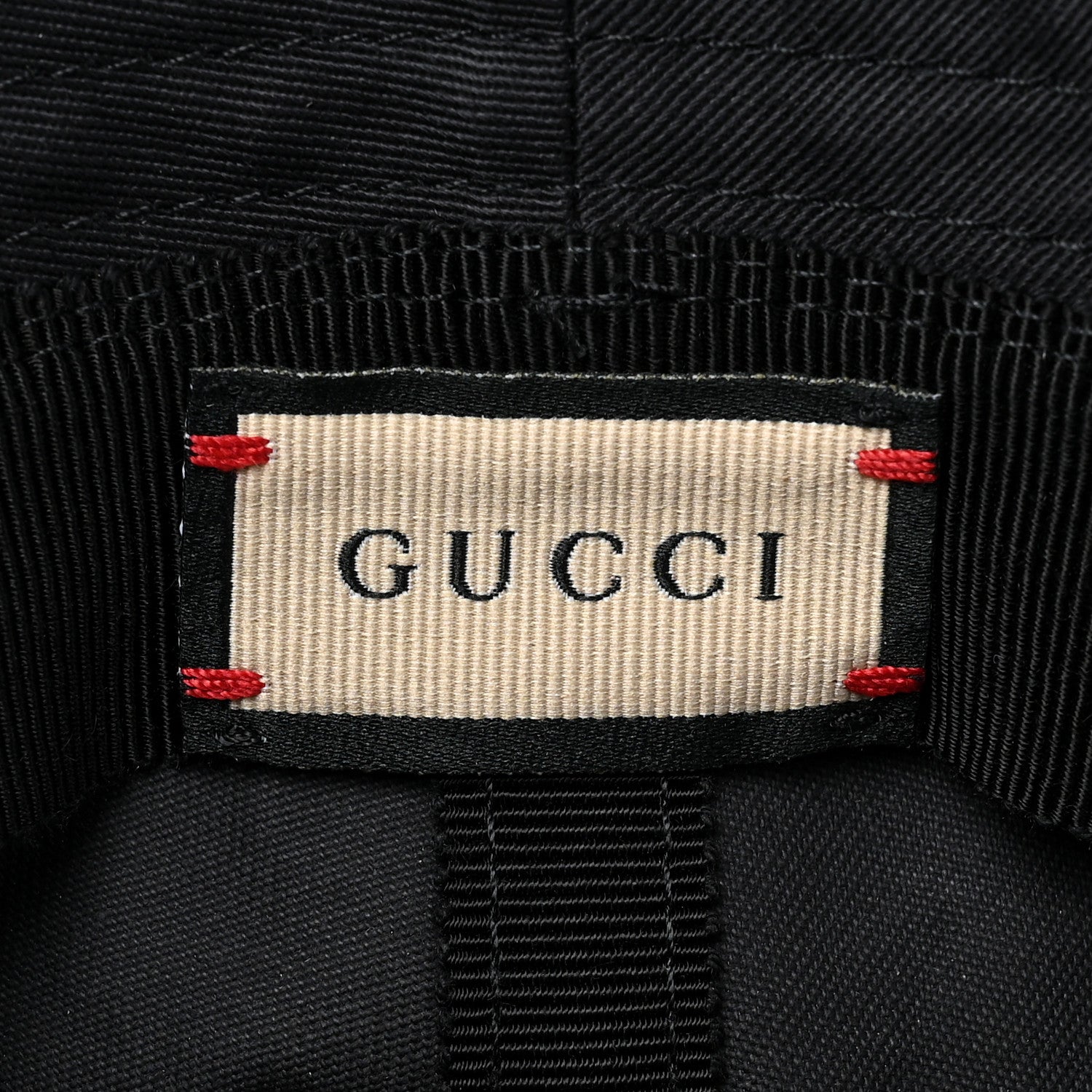 Gucci Cotton Logo Cabris Bucket Hat M Navy Blue 6 of 7