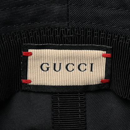 Gucci Cotton Logo Cabris Bucket Hat M Navy Blue 6 of 7