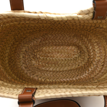 Loewe Raffia Basket Tote Bag Natural Tan 5 of 9