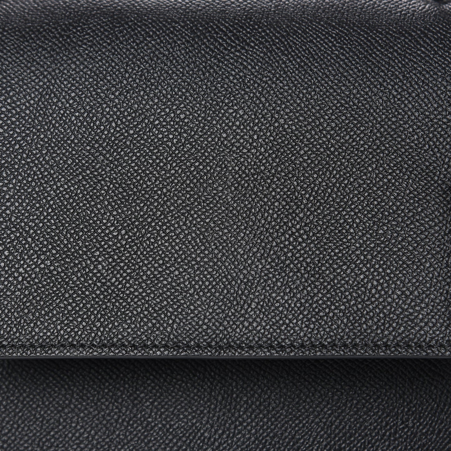 Grained Calfskin Micro Belt Bag Black