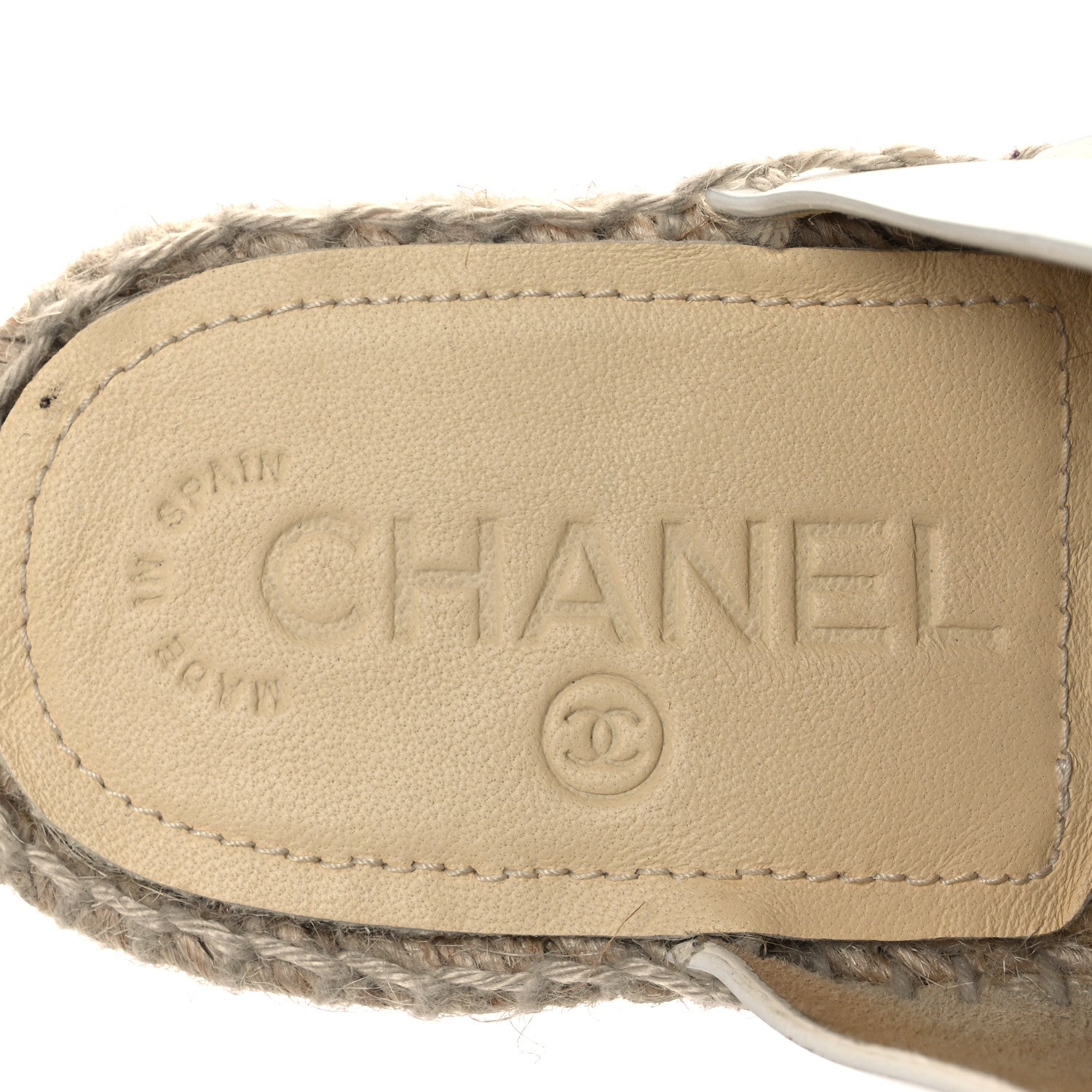 Chanel Patent Calfskin CC Turn Lock Clog 39 White 9 of 10
