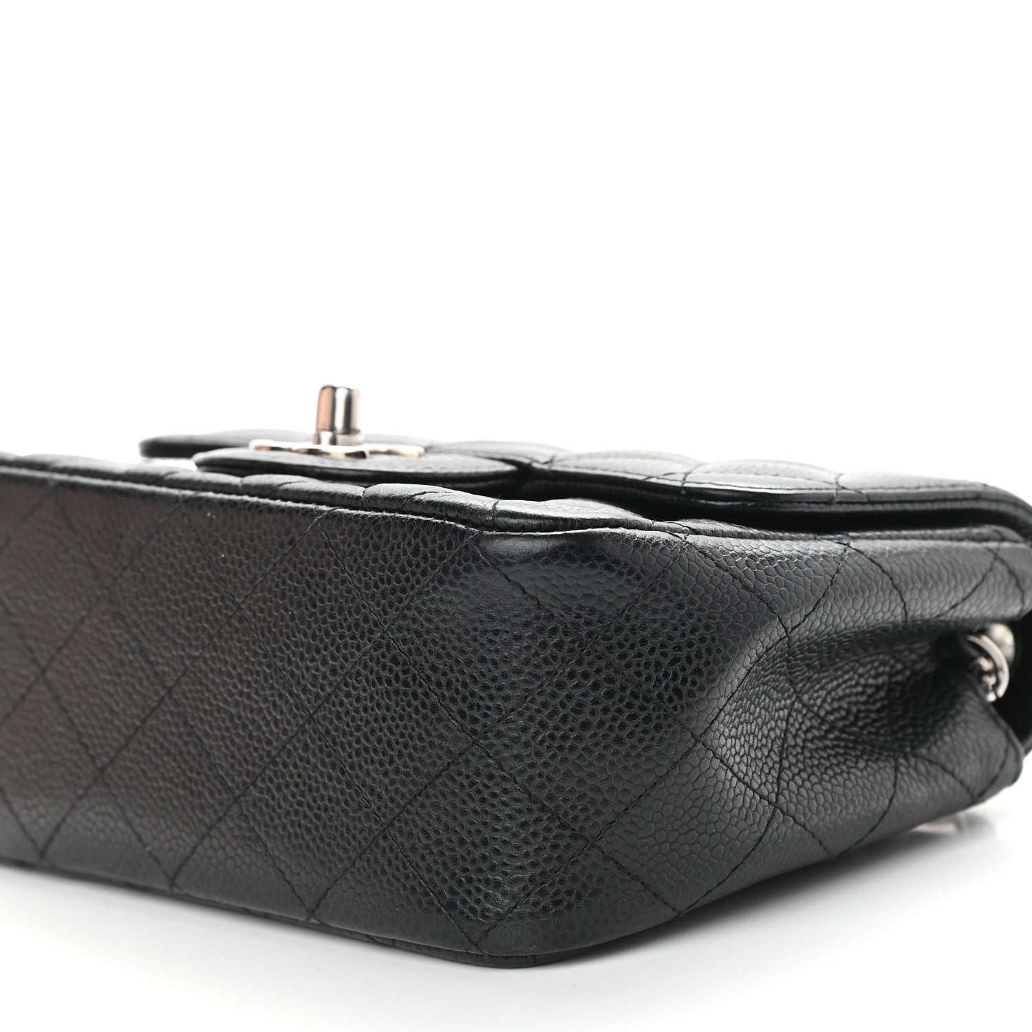 Chanel Caviar Quilted Mini Square Flap Black 9 of 9