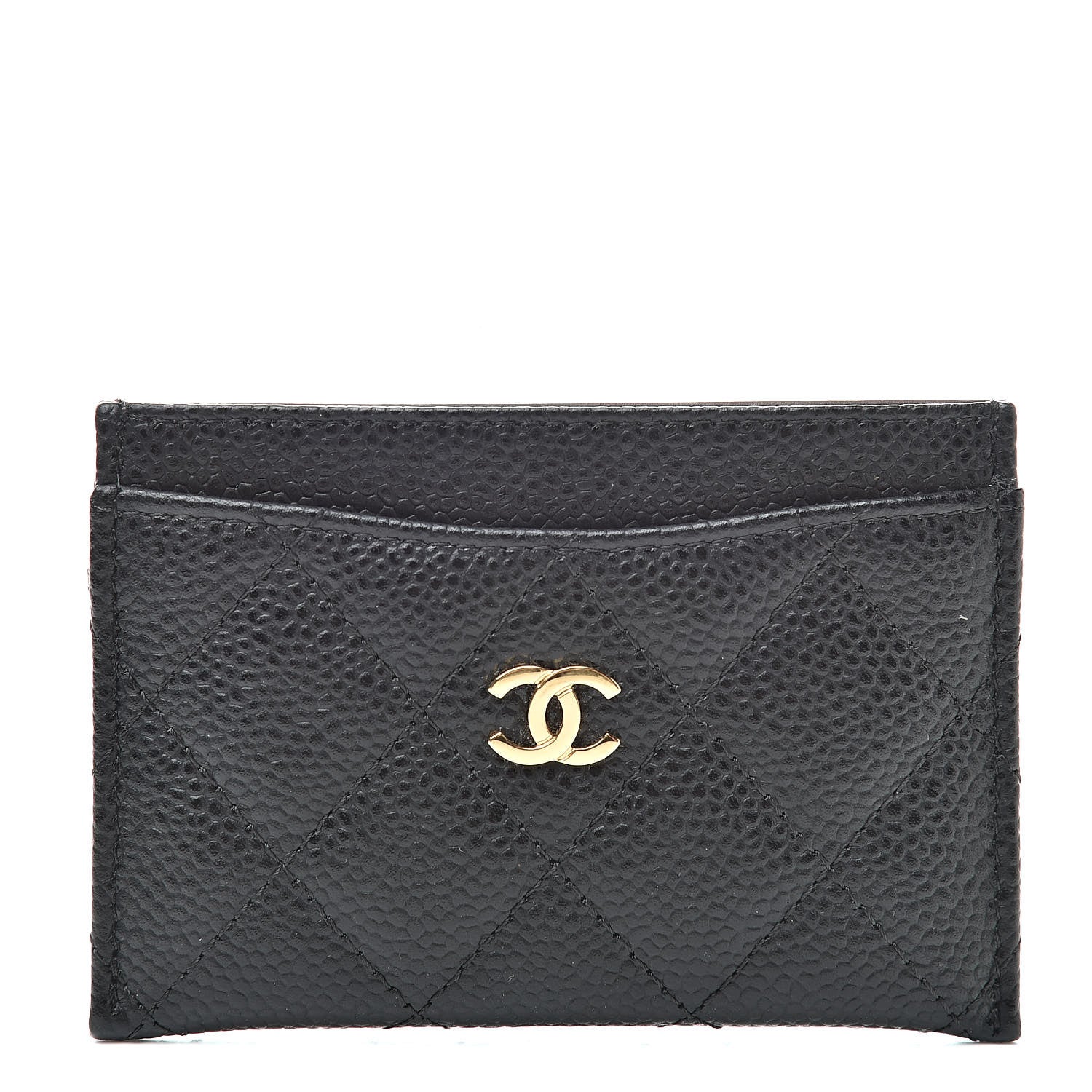 Chanel Caviar Quilted Card Holder Black 1 of 9