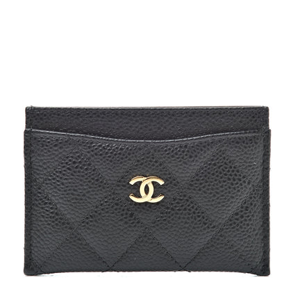 Chanel Caviar Quilted Card Holder Black 1 of 9