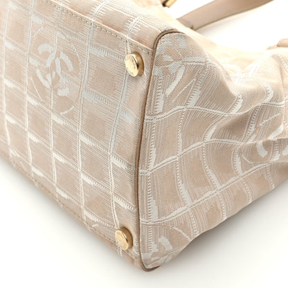 Chanel Nylon Travel Shoulder Bag Beige 9 of 9