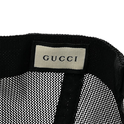 Gucci GG Supreme Monogram Baseball Hat S 57 Black 8 of 9