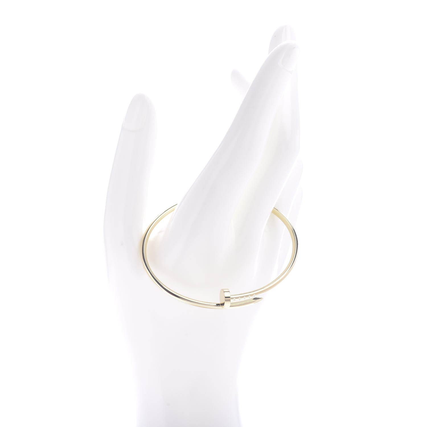 Cartier 18K Yellow Gold Small Juste Un Clou Bracelet 17 2 of 4