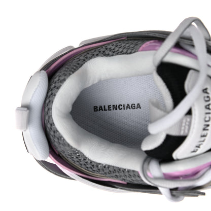 Balenciaga Mesh Rubber Bi-Color Womens Track Sneakers 40 White Pink Grey 6 of 9